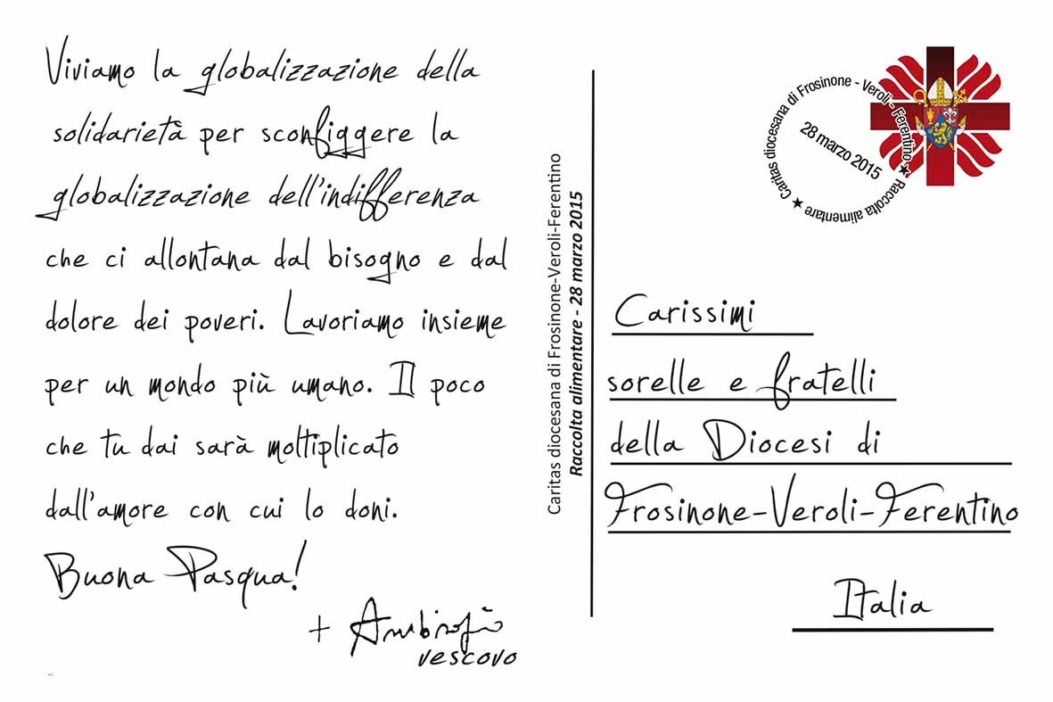 Messaggio Vescovo Pasqua